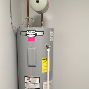 Utility Room - Hot Water Heater (Gas, Electric and Power vent installation)